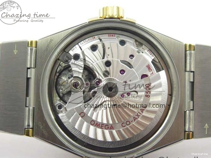 0312 Stylish Constellation 38mm SS RG VSF 1:1 Best Edition WhiteTextured Dial on SS RG Bracelet A8500 Super Clone 7921